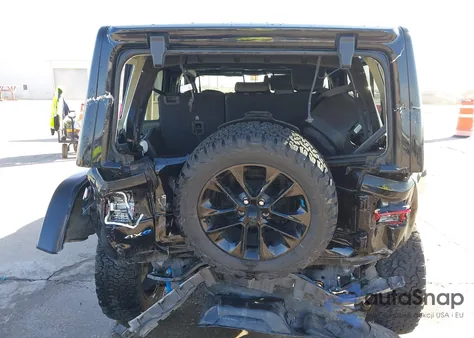 2022 Jeep Wrangler 4Xe Unlimited Sahara 4X4 from USA, damaged, VIN 1C4JJXP67NW275857